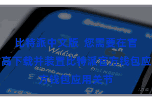 比特派中文版  您需要在官方网站高下载并装置比特派官方钱包应用关节