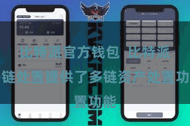 比特派官方钱包  比特派多链处置提供了多链资产处置功能