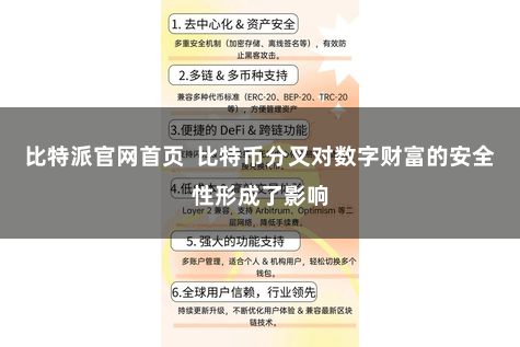比特派官网首页  比特币分叉对数字财富的安全性形成了影响